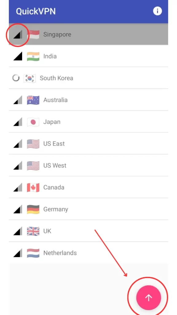 quickvpn verbinding 1